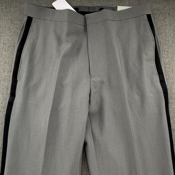 New Mens ALFATECH ALFANI Suit Pants Gray Black Stripe 32W 34L Slim Fit $135 - Picture 14 of 16